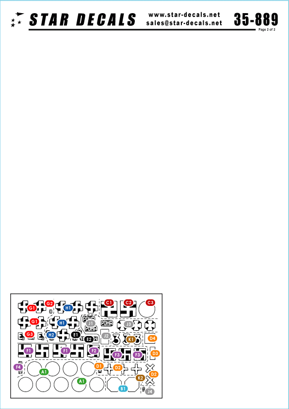 Star Decals 35-889 BA-10 and BA-20 in foreign service 1/35 – zdjęcie 2