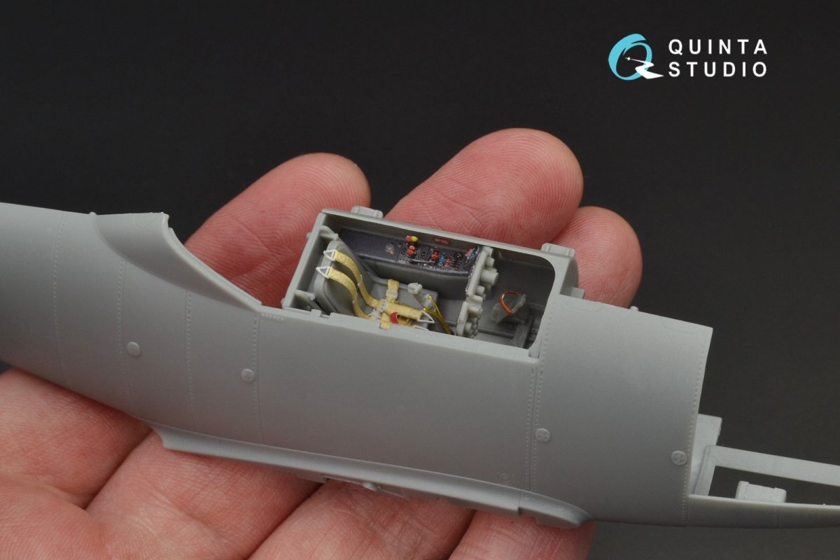 Quinta Studio QD48089 Me-262A 3D-Printed &amp;amp; colored Interior on decal paper (for HobbyBoss kit) 1/48 – image 7