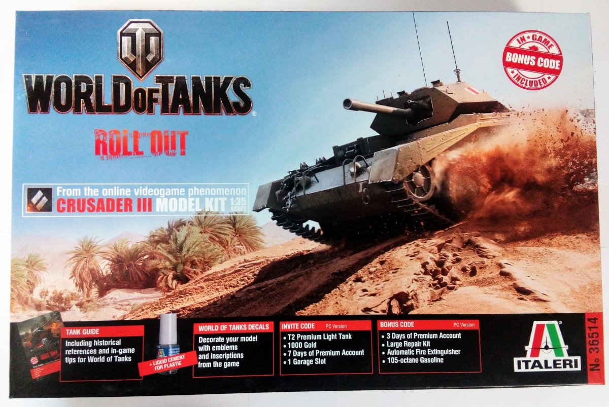 Italeri 36514 World of Tanks - CRUSADER III 1/35 – zdjęcie 2