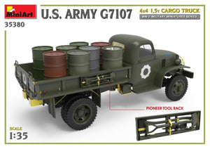 MiniArt 35380 U.S. ARMY G7107 4X4 1,5t CARGO TRUCK 1/35 – zdjęcie 8