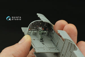 Quinta Studio QD48436 B-25J Mitchell Glass Nose 3D-Printed colored Interior on decal paper (HK models) 1/48 – image 7
