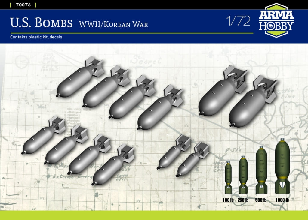 Arma Hobby 70076 US Bombs WWII/Korean War 1/72 – image 2