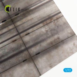 KELIK KS72001 CONCRETE PLATES TYPE 1 BASE - ACRYLIC 3 MM (280 X 180 MM) 1/72 – zdjęcie 3