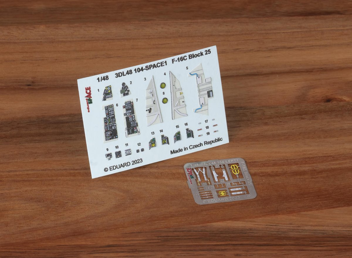 Eduard 3DL48104 F-16C Block 25 SPACE KINETIC MODEL 1/48 – zdjęcie 2