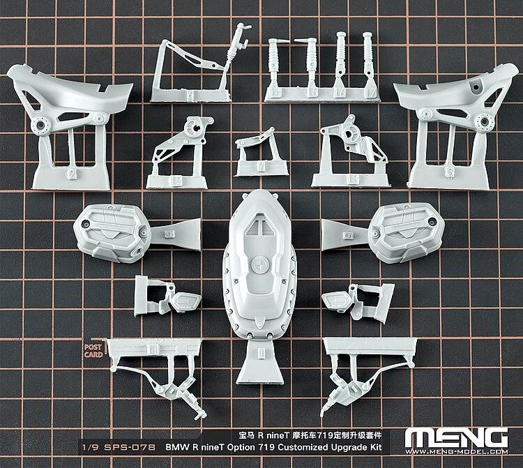 Meng Model SPS-078 BMW R nineT Option 719 customized upgrade kit 1/9 – zdjęcie 2