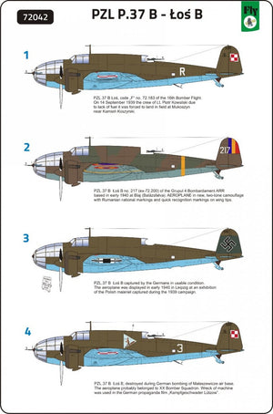Fly 72042 PZL.37 B Łoś Polish Medium Bomber 1/72 – image 9