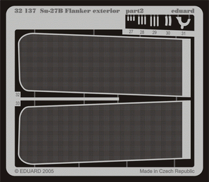 Eduard 32137 Su-27 Flanker B exterior 1/32 TRUMPETER – image 2