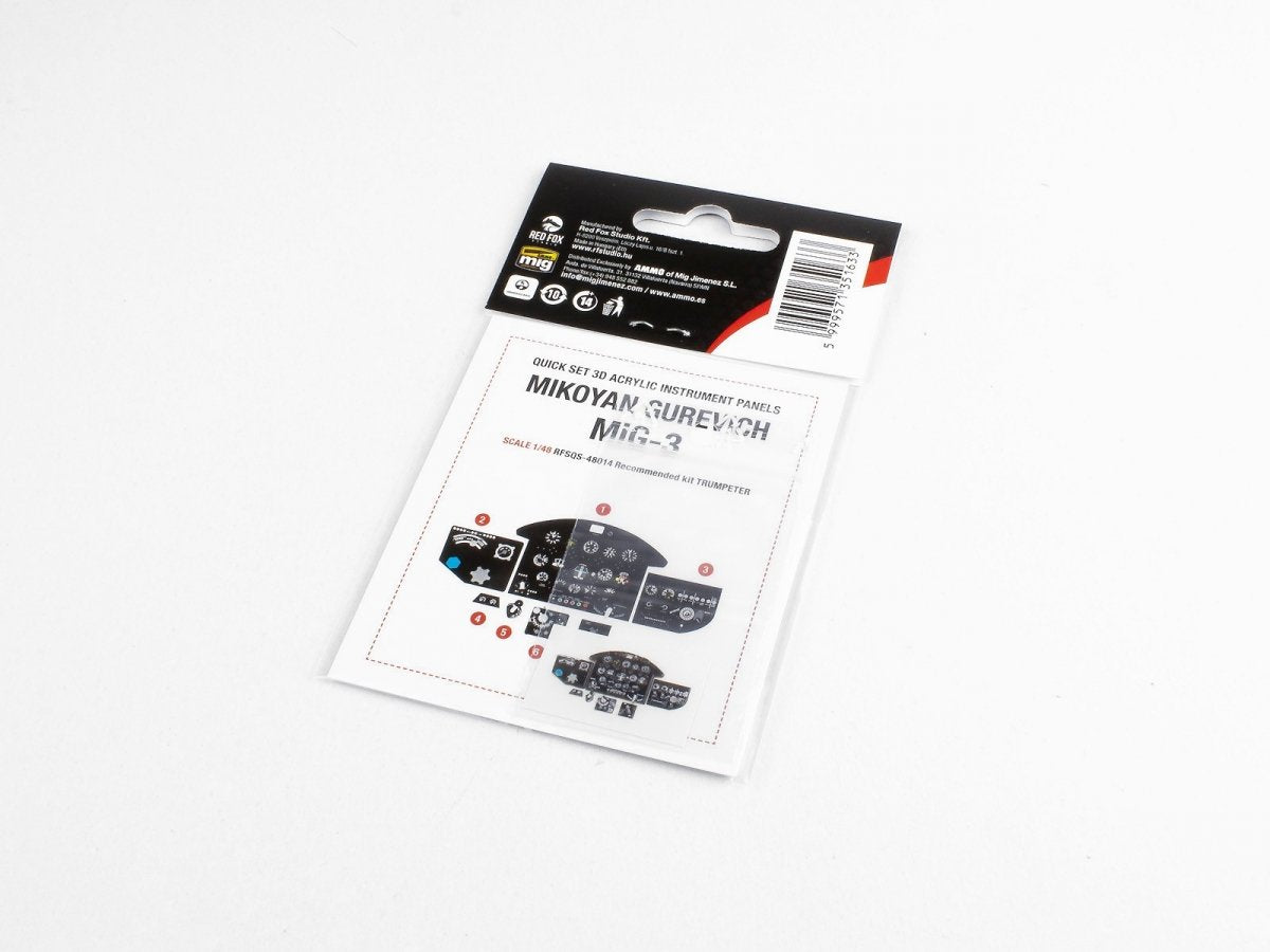Red Fox Studio QS-48014 Mikoyan Gurevich MiG-3 1/48 – zdjęcie 2