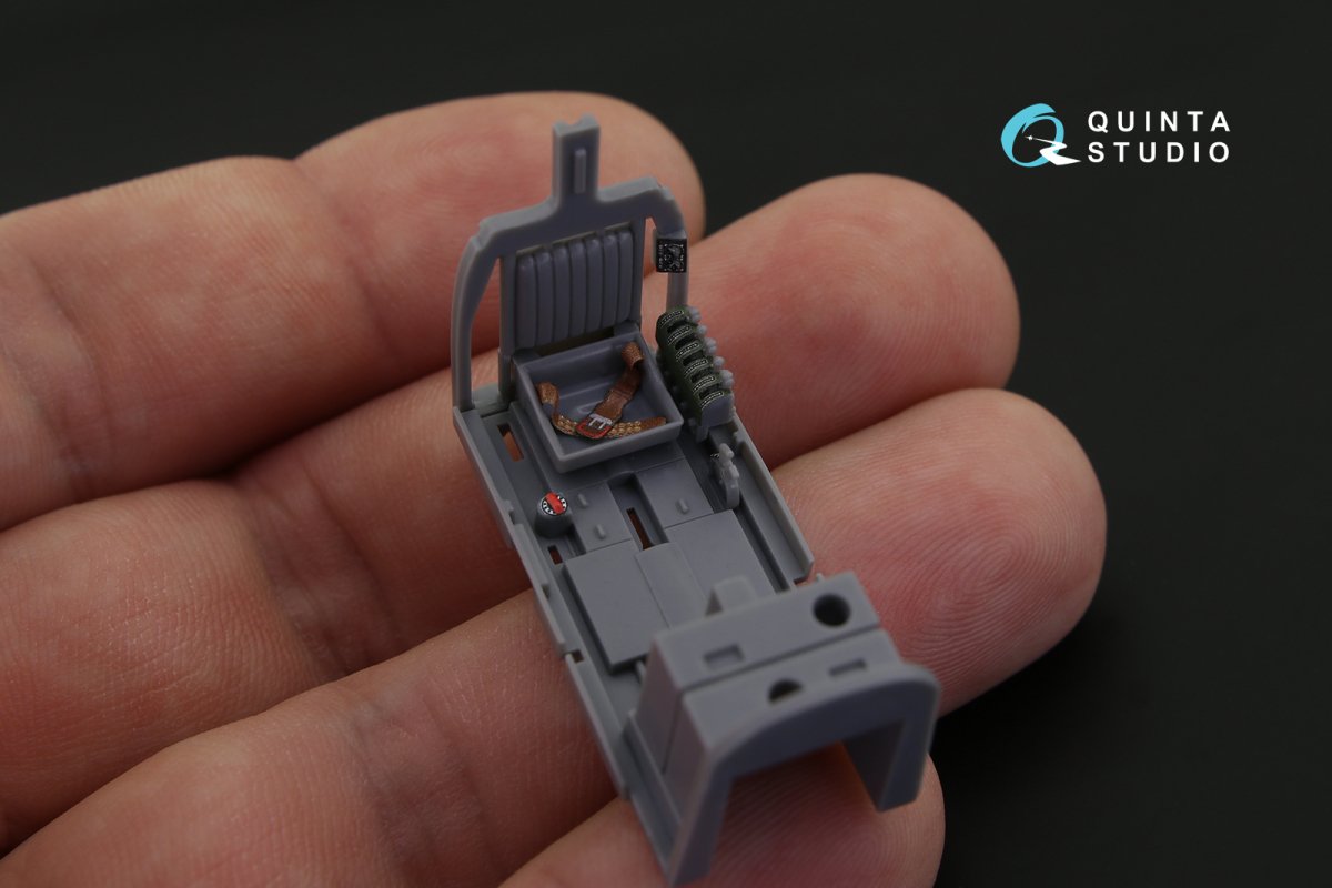 Quinta Studio QD48141 Ki-61-Id 3D-Printed &amp;amp; colored Interior on decal paper (Tamiya) 1/48 – image 5