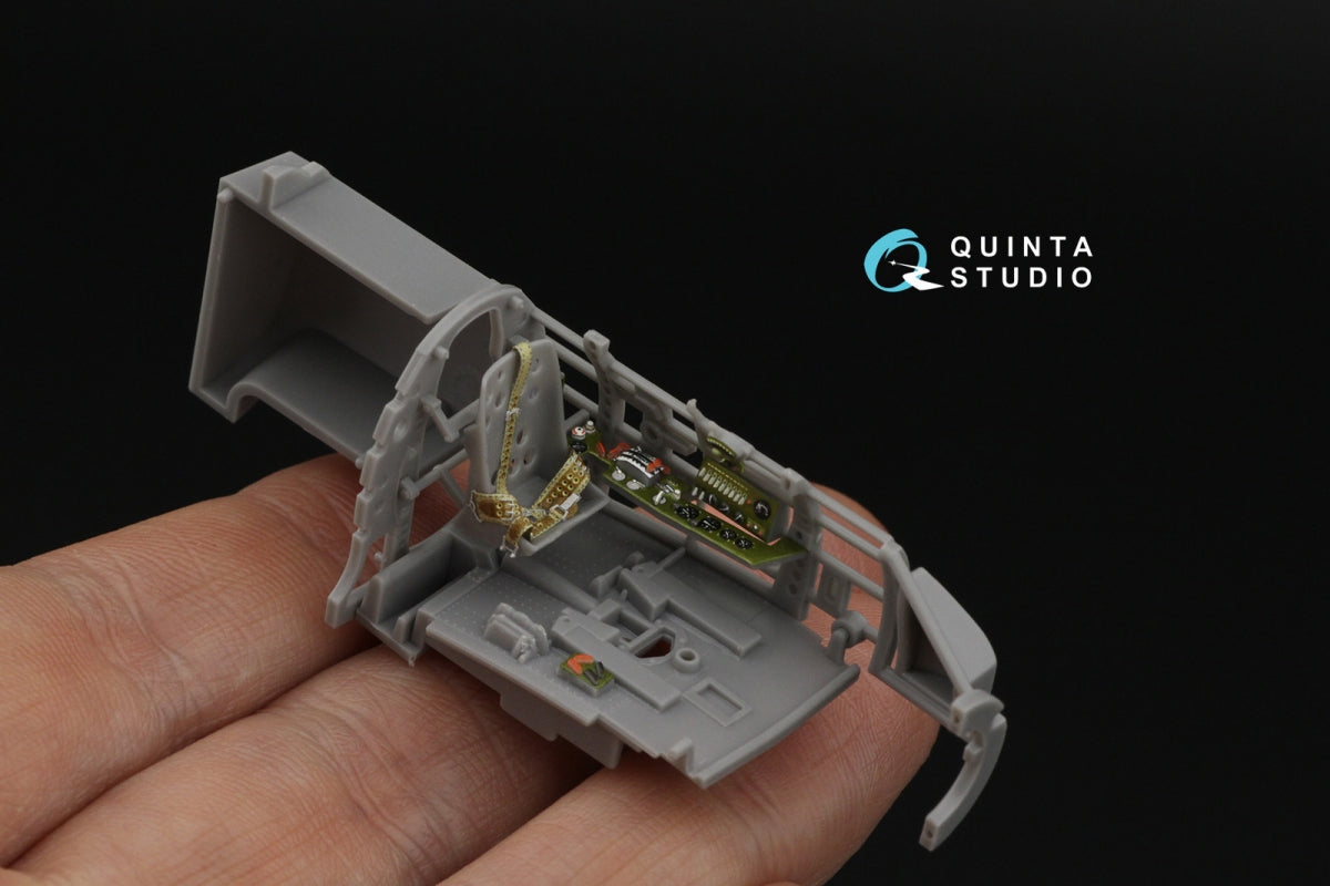 Quinta Studio QD48624 A6M5 Zero, Mitsubishi Prod. 3D-Printed &amp; coloured Interior on decal paper (Fine Molds) 1/48