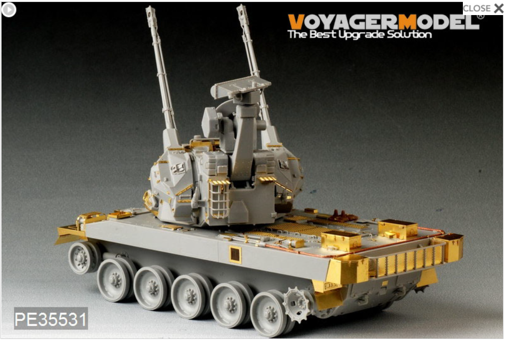 Maquette Voyager PE35531JGSDF type 87, canon antiaérien automoteur, pour Trumpeter 01599, échelle 1/35 – image 3