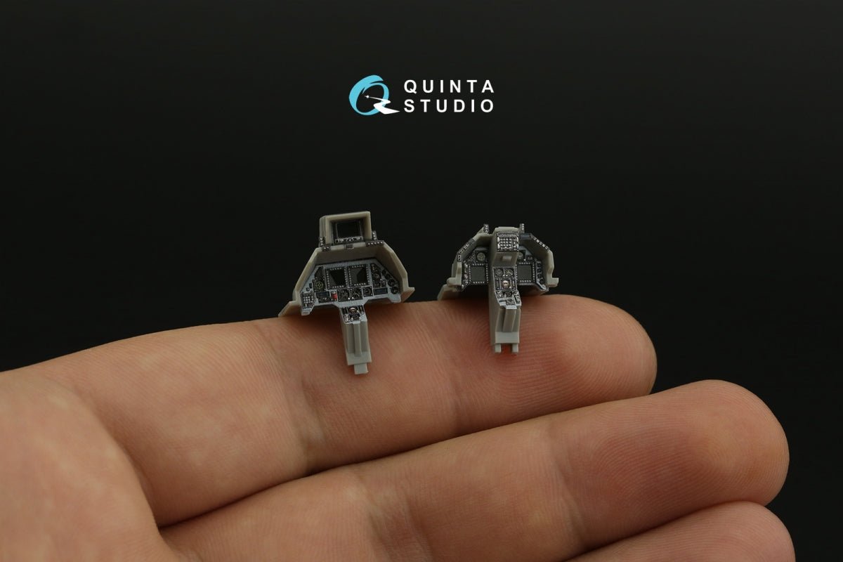 Quinta Studio QD48408 F-16D block 50 3D-Printed &amp;amp; coloured Interior on decal paper (Kinetic 2022 tool) 1/48 – zdjęcie 7