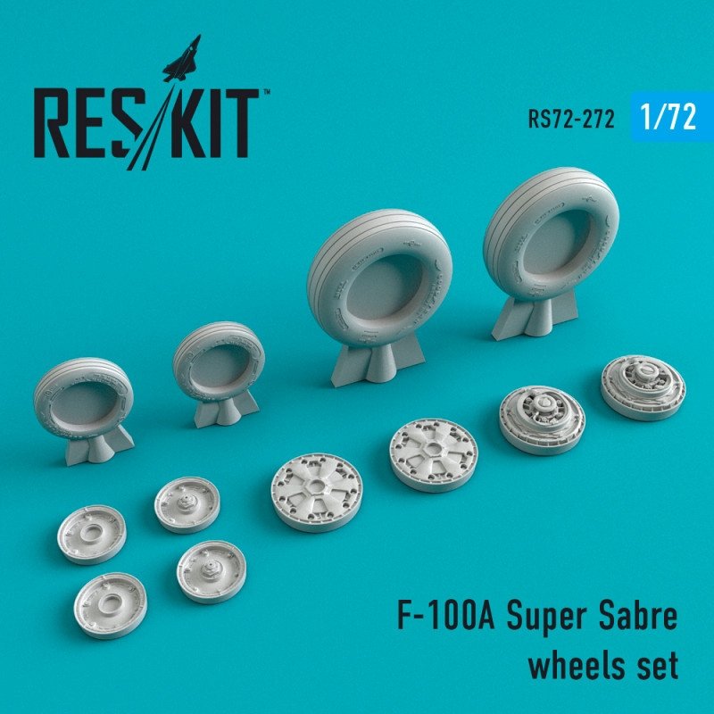 RESKIT RS72-0272 F-100 (A) Super Sabre wheels set 1/72