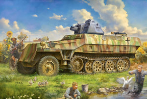 Border Model BT-042 Sd.Kfz.251 Ausf.D w/ R35 Turret 1/35 – zdjęcie 2