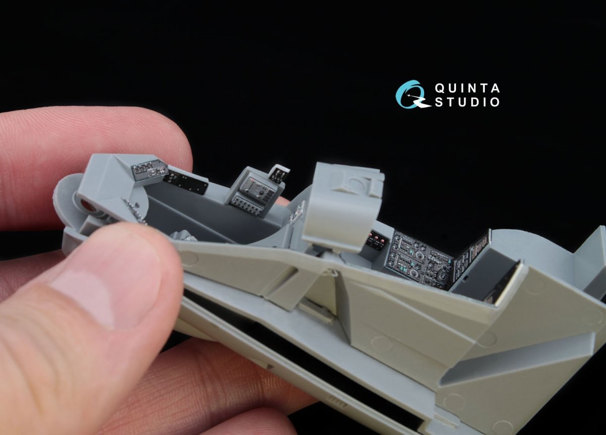 Quinta Studio QD48036 Mi-24V NATO (black panels) 3D-Printed &amp;amp; coloured Interior on decal paper (for Zvezda kit) 1/48 – zdjęcie 5