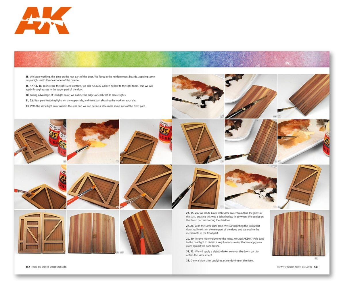 AK Interactive AK293 HOW TO WORK WITH COLORS AND TRANSITIONS WITH ACRYLICS (English) – zdjęcie 5