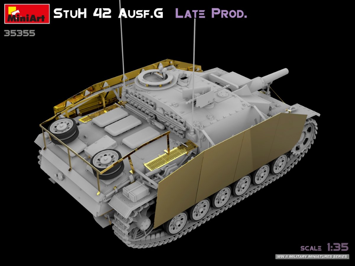 MiniArt 35355 StuH 42 Ausf. G LATE PROD 1/35 – Bild 6
