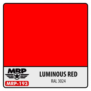 MR. Paint MRP-193 LUMINOUS RED RAL 3024 30ml