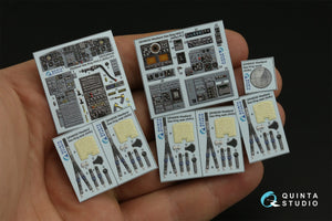 Quinta Studio QD48430 Westland Sea King HAS.5 3D-Printed &amp;amp; coloured Interior on decal paper (Airfix) 1/48 – zdjęcie 4