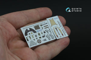 Quinta Studio QD48466 Macchi MC.200 Saetta (Early) 3D-Printed colored Interior on decal paper (Italeri) 1/48 – image 3