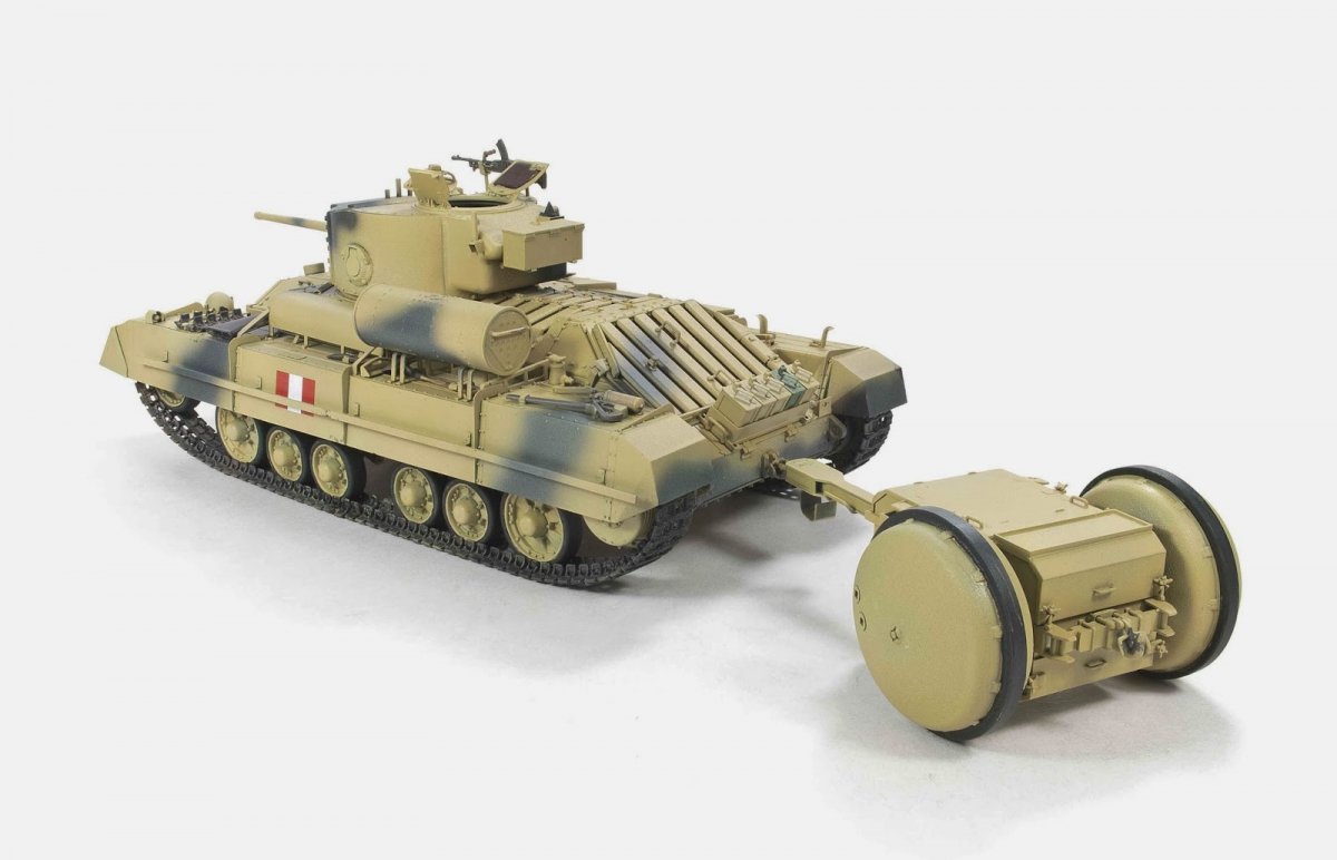 AFV Club 35201 Valentine Mk.III w/Rotatrailer 1/35 – zdjęcie 4