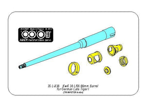 Canon Aber 35L-238 KwK36/L56 de 88 mm pour Tiger I allemand tardif (1/35) – image 13