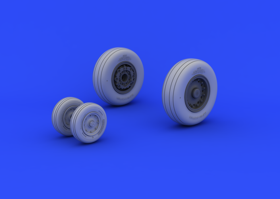 Eduard 648193 A-6 wheels 1/48 (HOBBY BOSS)