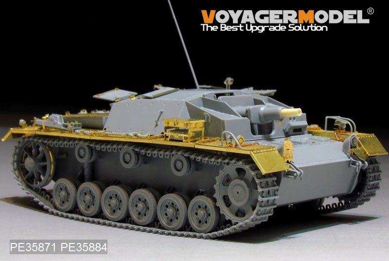 Voyager Model PE35871 WWII German StuG.III Ausf.C/D Basic for DRAGON 1/35 – zdjęcie 4