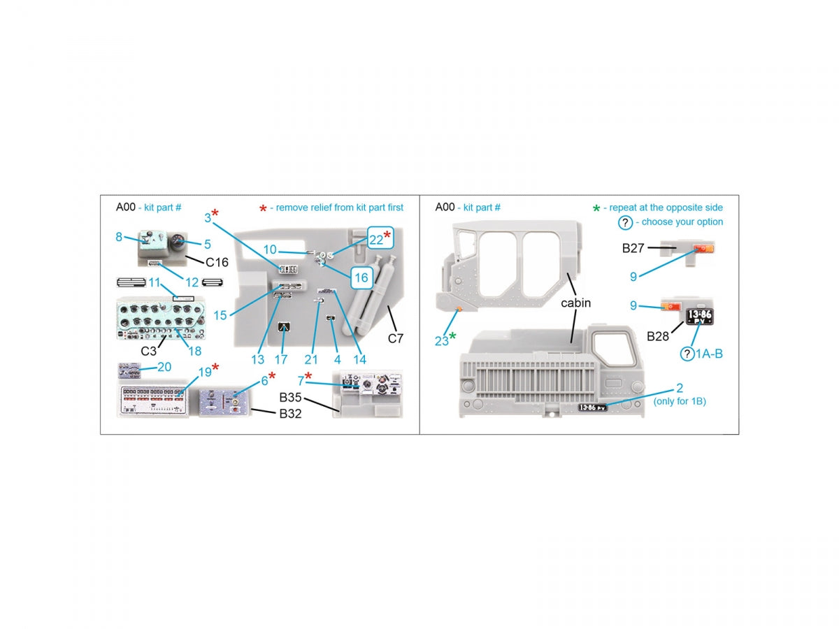 Quinta Studio QD72158 BM-30 Smerch 3D-Printed coloured Interior on decal paper (Modelcollect) 1/72 – zdjęcie 2