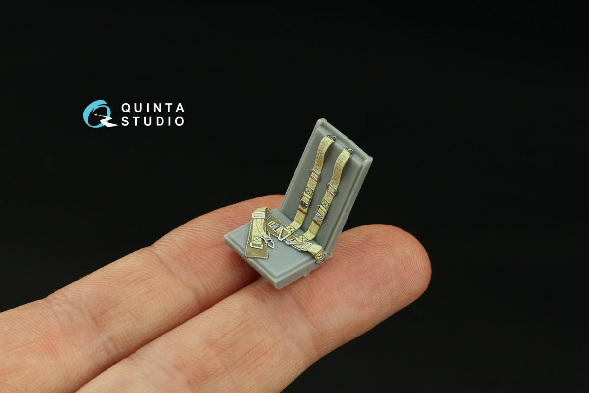Quinta Studio QR+35027 WWII Luftwaffe fighter seatbelts (with metal buckles) (All kits) 1/35 – immagine 7