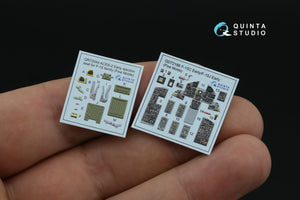 Quinta Studio QD72186 F-15C Early/J Early 3D-Printed &amp;amp; colored Interior on decal paper (Fine Molds) 1/72 – image 3