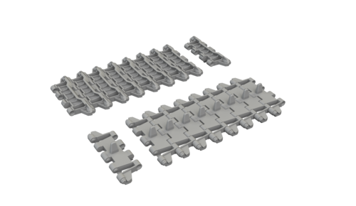Eduard 635044 Merkava Mk.I / Mk.II - Tracks Set (3D-Printed) 1/35