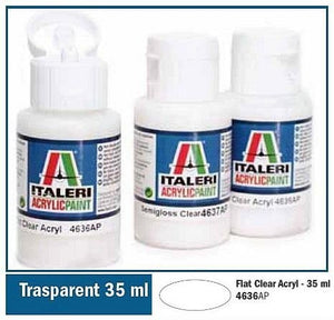 Italeri 4637AP Lakier bezbarwny półmatowy 35ml