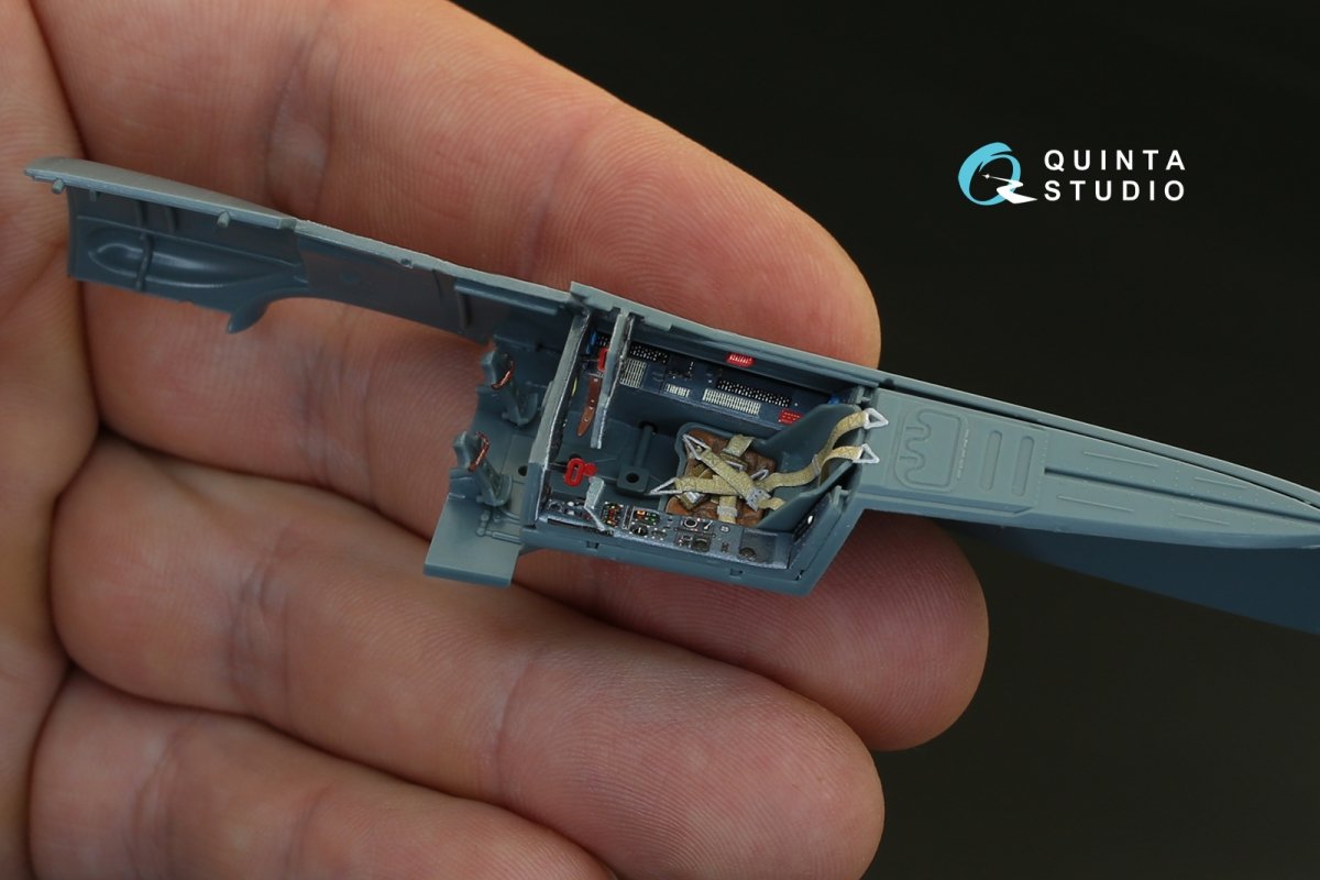 Quinta Studio QD48080 FW 190A-4 3D-Printed &amp;amp; coloured Interior on decal paper (for Eduard kit) 1/48 – Bild 5