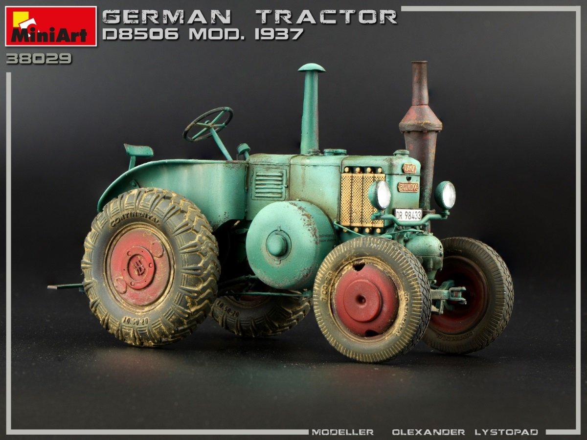 MiniArt 38029 GERMAN TRACTOR D8506 MOD. 1937 1/35 – zdjęcie 2