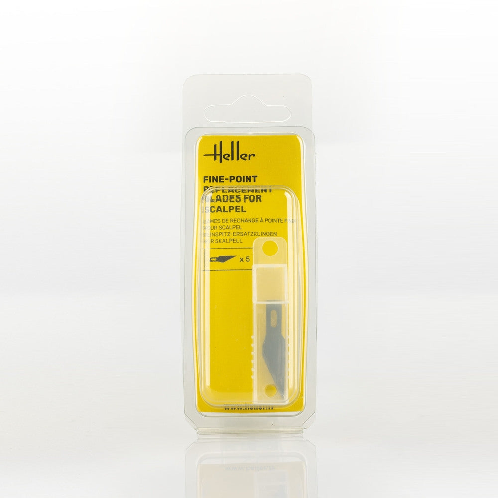 Heller 99008 Fine-point replacement blades for scalpel (5 pieces) – zdjęcie 3