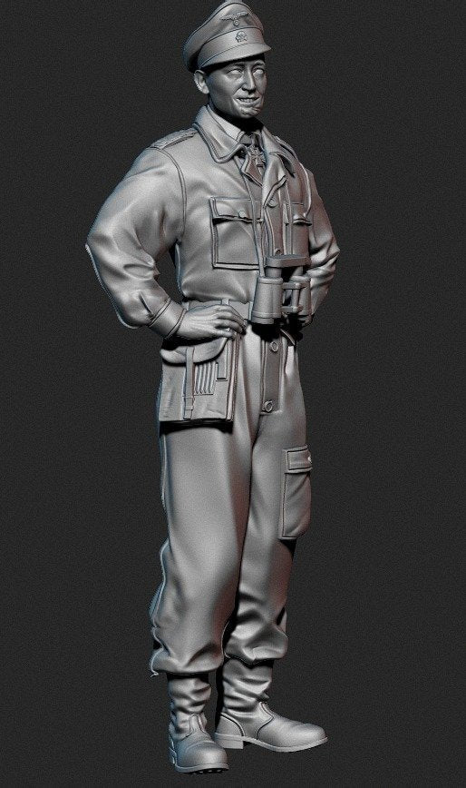 Panzer Art FI35-081 Waffen-SS tank officer Kursk battle No.1 1/35