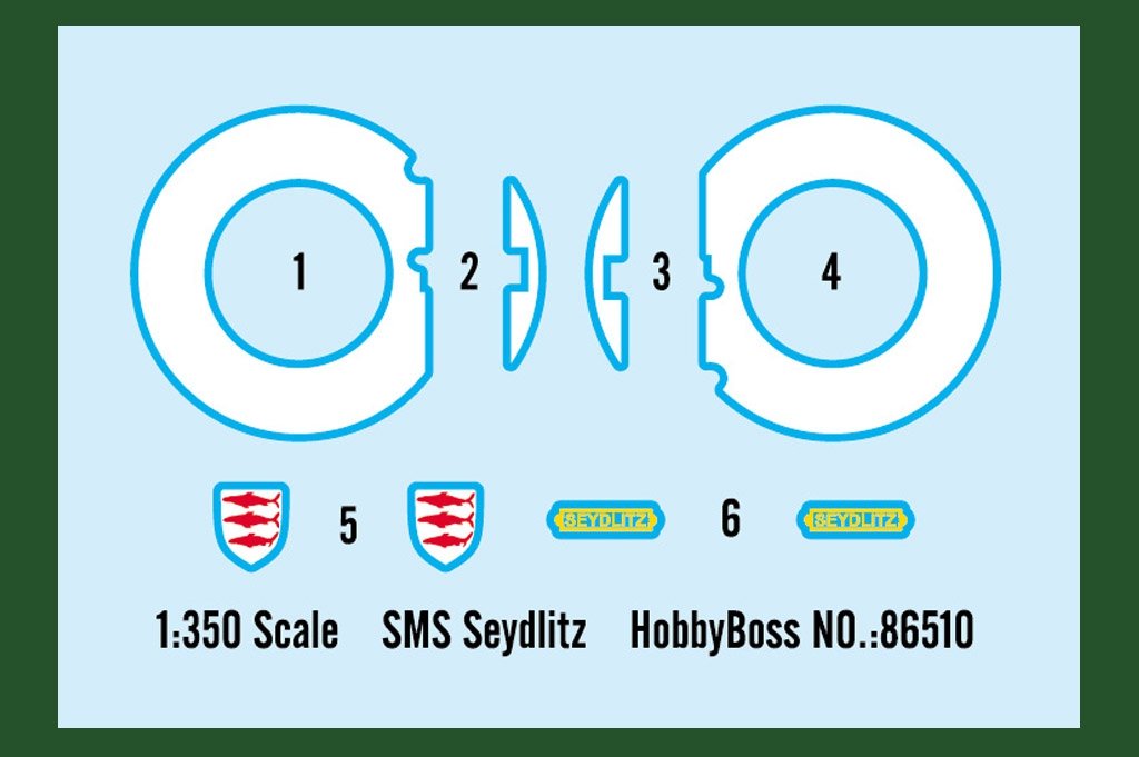 Hobby Boss 86510 SMS Seydlitz 1/350 – image 3