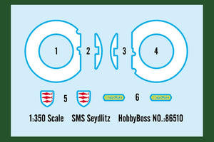 Hobby Boss 86510 SMS Seydlitz 1/350 – image 3