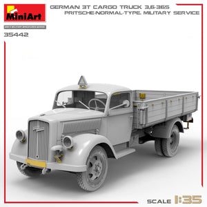 Miniart 35442 GERMAN 3T CARGO TRUCK 3,6-36S. PRITSCHE-NORMAL-TYPE. MILITARY SERVICE 1/35 – zdjęcie 11