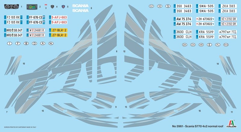 Italeri 3961 Scania S770 4x2 Normal Roof - LIMITED EDITION 1/24 – image 4