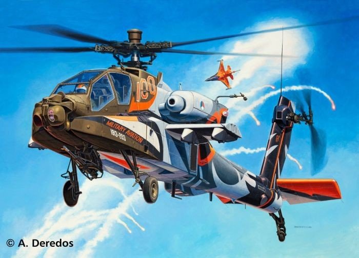 Revell 64896 AH-64D Apache 100 Years Military Aviati- Zestaw modelarski 1/48 – zdjęcie 2