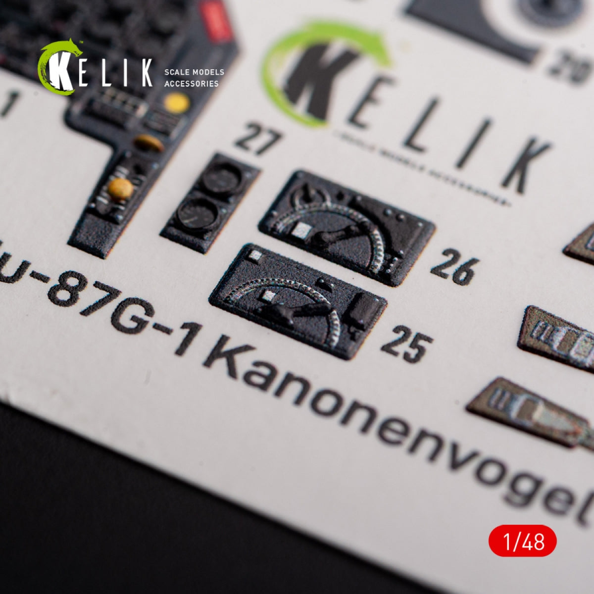 KELIK K48098 Ju-87G-1 Kanonenvogel - interior 3D decals for Italeri kit 1/48 – zdjęcie 4
