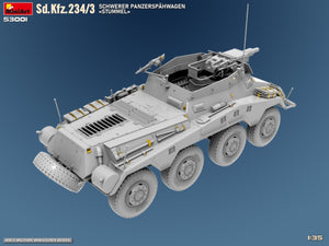 MiniArt 53001 Sd.Kfz.234/3 SCHWERER PANZERSPAHWAGEN STUMMEL 1/35 – zdjęcie 11