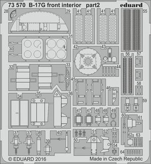 Eduard 73570 B-17G front interior AIRFIX A08017 1/72 – image 2