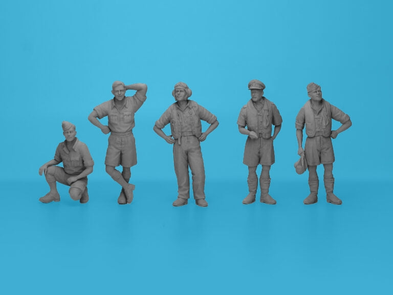 ICM 48080 RAF Pilots in Tropical Uniforms (1941-1945) 1/48 – zdjęcie 4