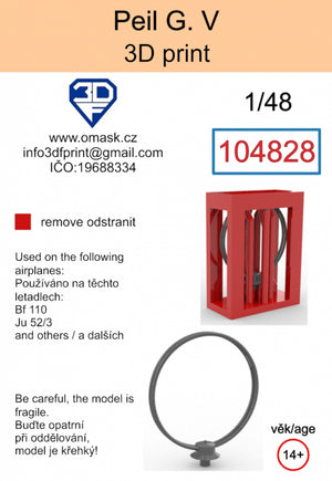 Omask 104828 Peil G. V 3D print 1/48 – zdjęcie 2