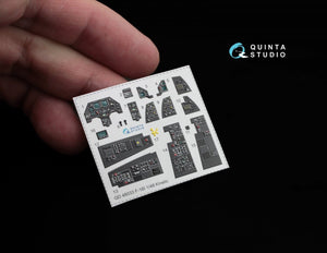 Quinta Studio QD48033 F-16I 3D-Printed &amp;amp; coloured Interior on decal paper (for Kinetic kit) 1/48 – zdjęcie 4