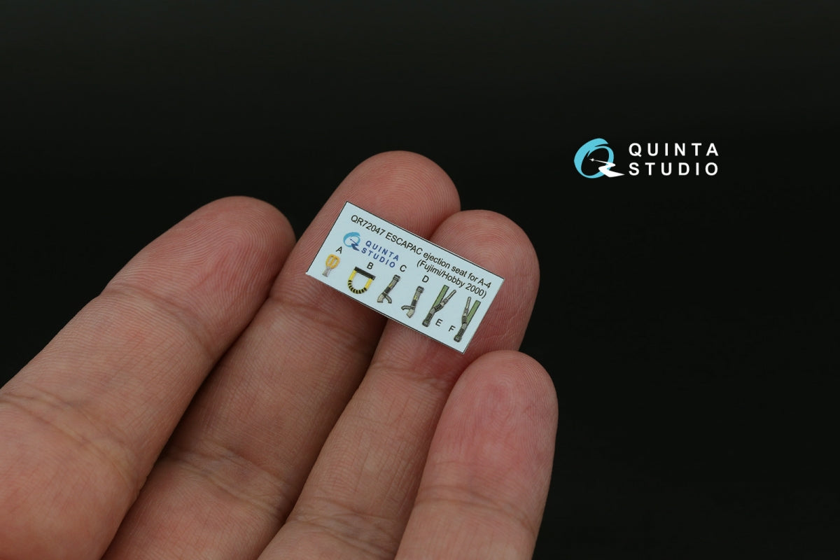 Quinta Studio QD72202 A-4M 3D-Printed &amp;amp; colored Interior on decal paper (Fujimi/Hobby 2000) 1/72 – image 6