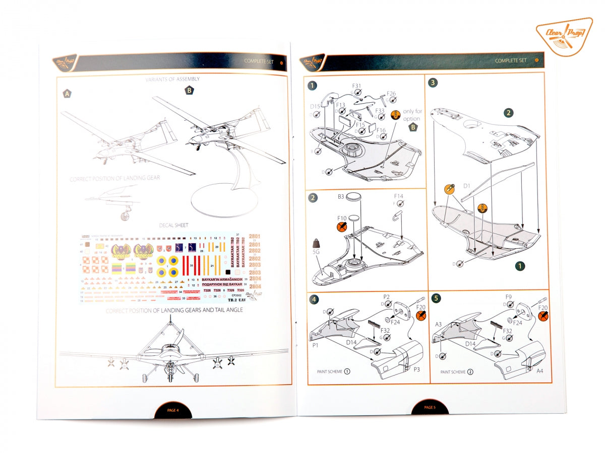 Clear Prop! CP3502 TB.2 UAV In Polish Service STARTER KIT 1/35 – image 24